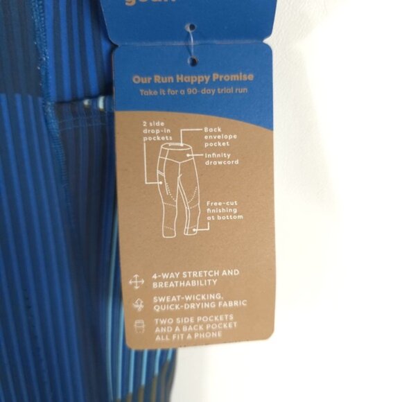 NWT BROOKS METHOD 3/4 TIGHT Leggings Motion Print‎ Pants Size SMALL - Picture 12 of 14